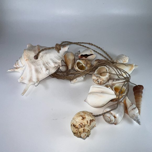 Hanging Sea Shell Mobile Wind Chime Chandelier Boho Nautical Beach Decor - Picture 5 of 13